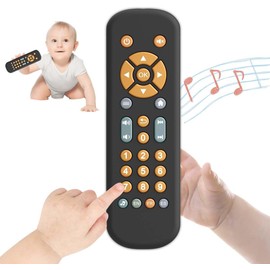 Baby Newborn Toddler Boy Girl Toys Gifts 0-3 3-6 6-12 Months,Baby TV Remote Music Toy,Kids Realstic Remote Toy for 1 Year Old Boys Girls