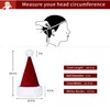 Eoocan Santa Hat for Adults, Unisex Velvet Comfort Xmas Hat