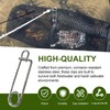 Minnow Trap Clips, Stainless Steel Live Bait Trap Lock Fasteners