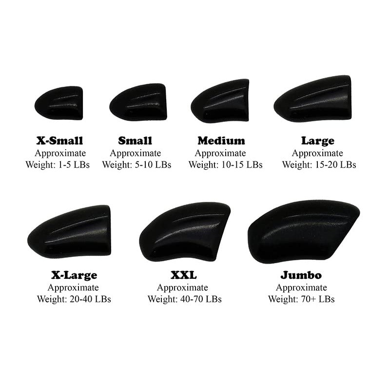 Purrdy Paws 3 Month Supply Soft Nail Caps for Dog