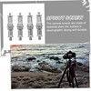 LABRIMP 4pcs Stainless Steel to Adapter Spigot for Light Stand
