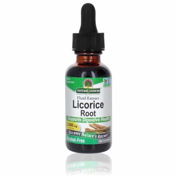 Nature's Answer, Licorice Root, 2000mg, 30ml, Lab-Tested, Gluten Free, Soy