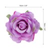 QUARKZMAN Pack of 5 Rose Hair Clips Flower 4 Inch