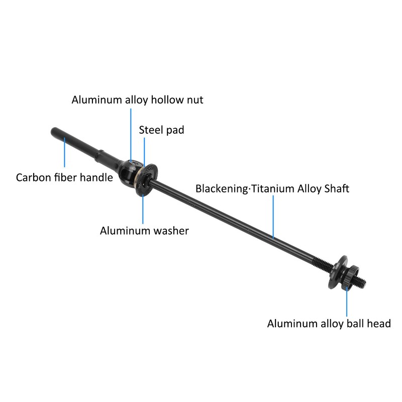 RISK 1 Pair MTB Bicycle Hub Quick Release Poles Bike