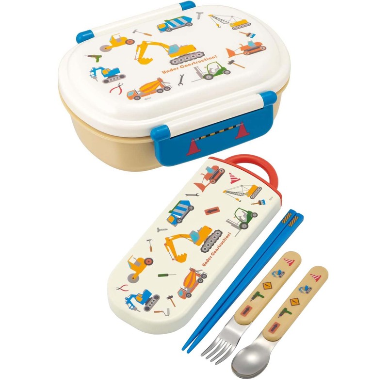 Skater QAF2BAAG-A Children's Antibacterial Lunch Box, Fluffy, 12.2 fl oz