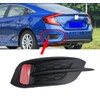 Replacement LH Rear Bumper Reflector and Grille Cover Tail Bezel