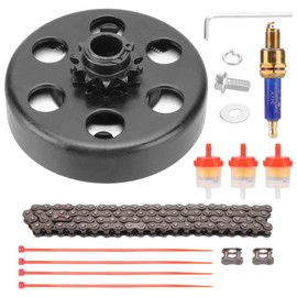 TIMZH The go-kart clutch has a 5/8" aperture and 11T, which is suitable for small go-karts, children's go-karts and mini-bikes driven by small gasoline engines