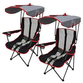 Kelsyus Red Camping Chair, 2-Pack
