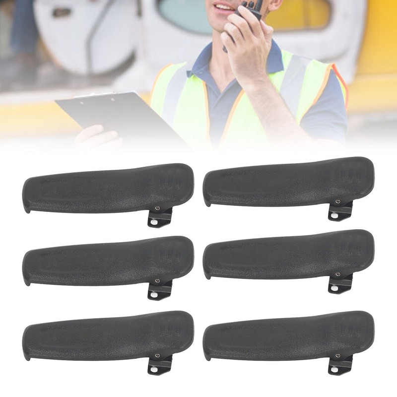 6PCS Intercom Belt Clips Portable Dual Way Talk Radio Clip
