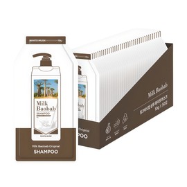 Milk Baobab Shampoo White Musk Fragrance, 10g, 50 pcs / 밀크바오밥 샴푸 화이트머스크향, 10g, 50개