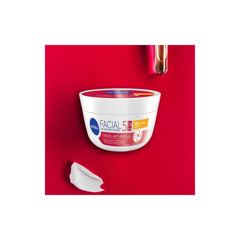 Crema Facial Nivea Anti Arrugas 5en1 Antioxidante 375 Ml