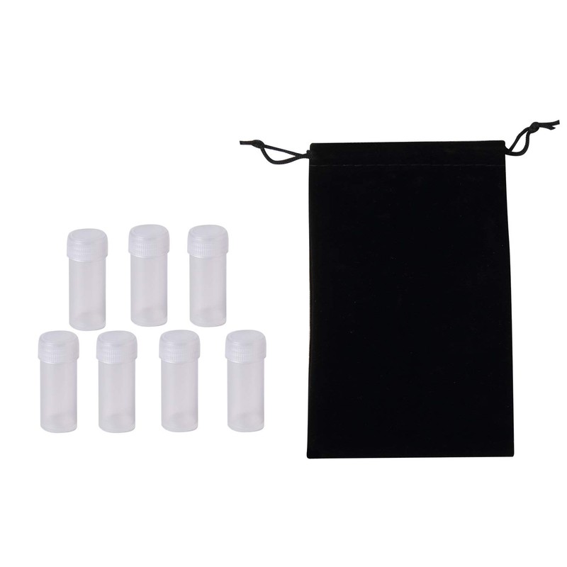 100Pcs 5ML Small Pill Plastic Containers Empty Pill Bottles Sample