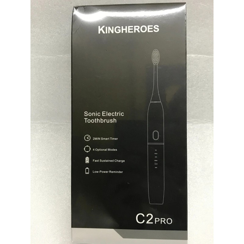 KINGHEROES C2 PRO Rechargeable Sonic Electric Toothbrush 13 Replacement Brushes