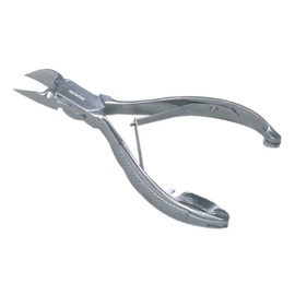 DMI Nail Clippers Cutter Cuticle Trimmer Nipper with Safety Lock, Stainless Steel, Silver