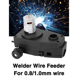 Wire Feed Welder,Dc 24v 10w Mig Welder Roll Wire Feed Motor 0.8/1.0mm Soldering Wire Feeder Machine Wire Feeder Tool to Make Welding
