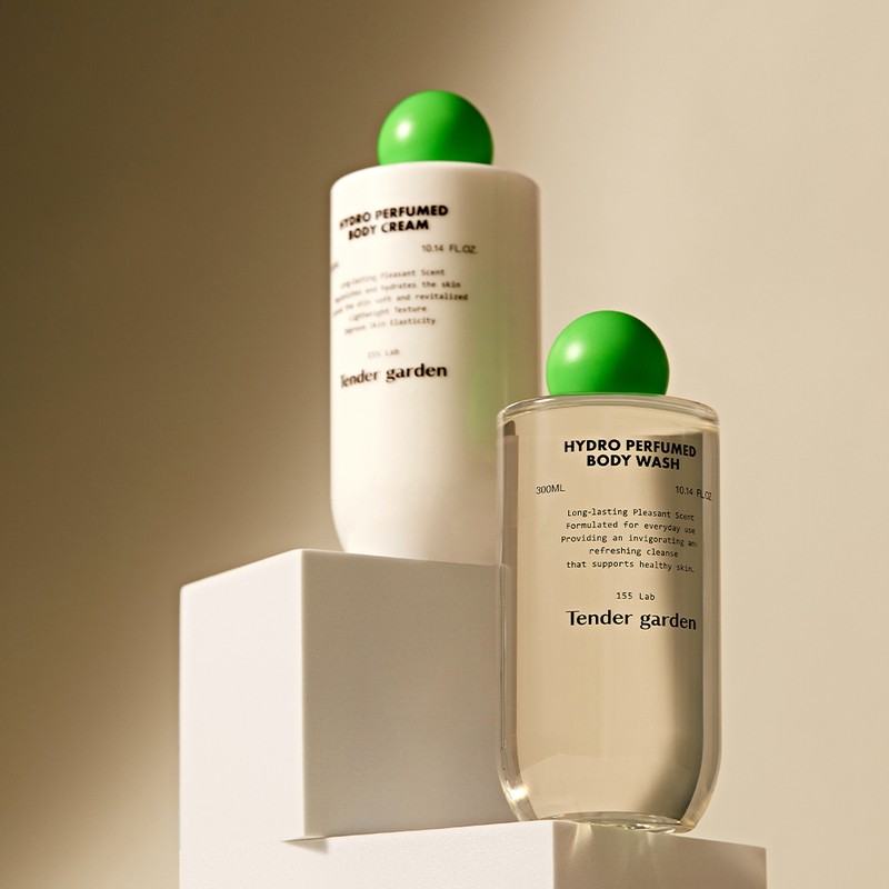 Tender Garden [선물포장] 하이드로 퍼퓸드 바디세트 (바디워시+바디로션) [Gift Packaging] Hydro