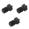 3 Pcs 3D Printer Nozzle 0.4mm M6x12.5mm High Temperature Resistance