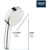 Grohe Tempesta Cosmopolitan 100 HAND SHOWER - 2 SPRAYS