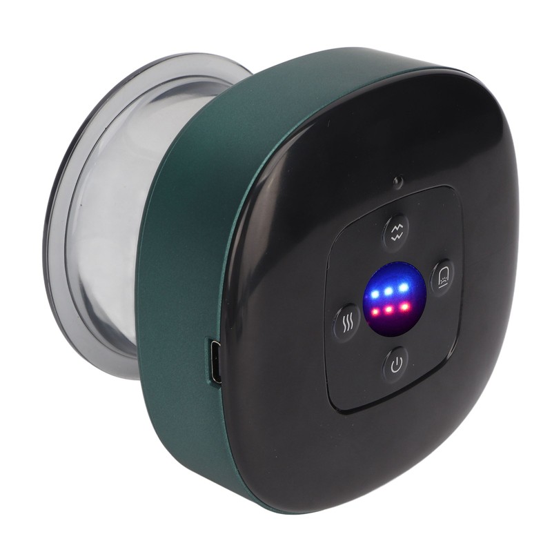 Electric Cupping Massager Machine Smart Heating 6 Levels Suction Rechargeable