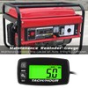 NInE-ROnG Self-Powered Tacho/Hour Meter,Built-in Replaceable Battery,Ajustable Backlight,Waterproof Tachometer for Gas