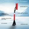 EcoNour 27" Aluminum Snow Brush with Ice Scrapers for Car