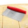 Norpro, Rojo 583R Grip-EZ - Raspador de banco, 6 x