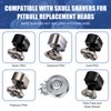 12 PCS Replacement Shaver Compatible with Pitbull Skull,Shaver Replacement Heads