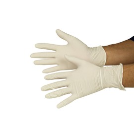 First Rate Nitrile Glove 3 (White) FR-5558 (L)200 Maiiri