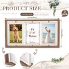 Vicenpal 2 Pack 4x6 Rotating Picture Frame, Double-sided Display 6