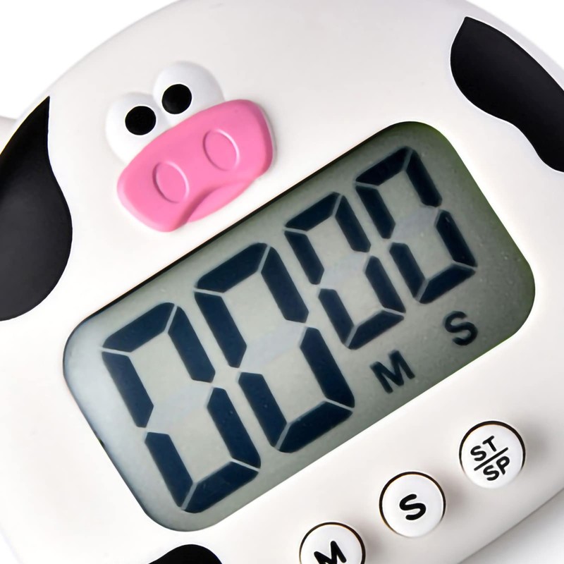 Kitchen Timer,Digital Kitchen Timer Magnetic Countdown Stopwatch Timer with Loud