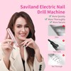 SAVILAND Electric Nail Drill: Rose Electric Nail File 20000RPM Efile
