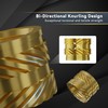 DACKZZM Threaded Insert, M6 Melting Nuts Made of Brass Insert