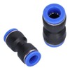 50Pcs Straight Pneumatic Connector Push to Connect Fittings for PU-10