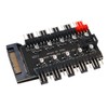 POFET Chassis Fan Hub CPU Cooling | 10 Port 12V