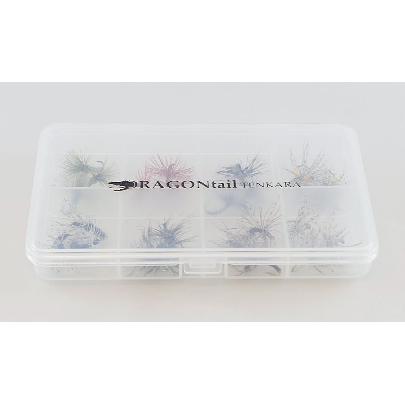 24 Tenkara Flies (Random Selection) with Fly Box