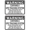 StickerTalk Contains GPS Tracking System Vinyl Stickers,