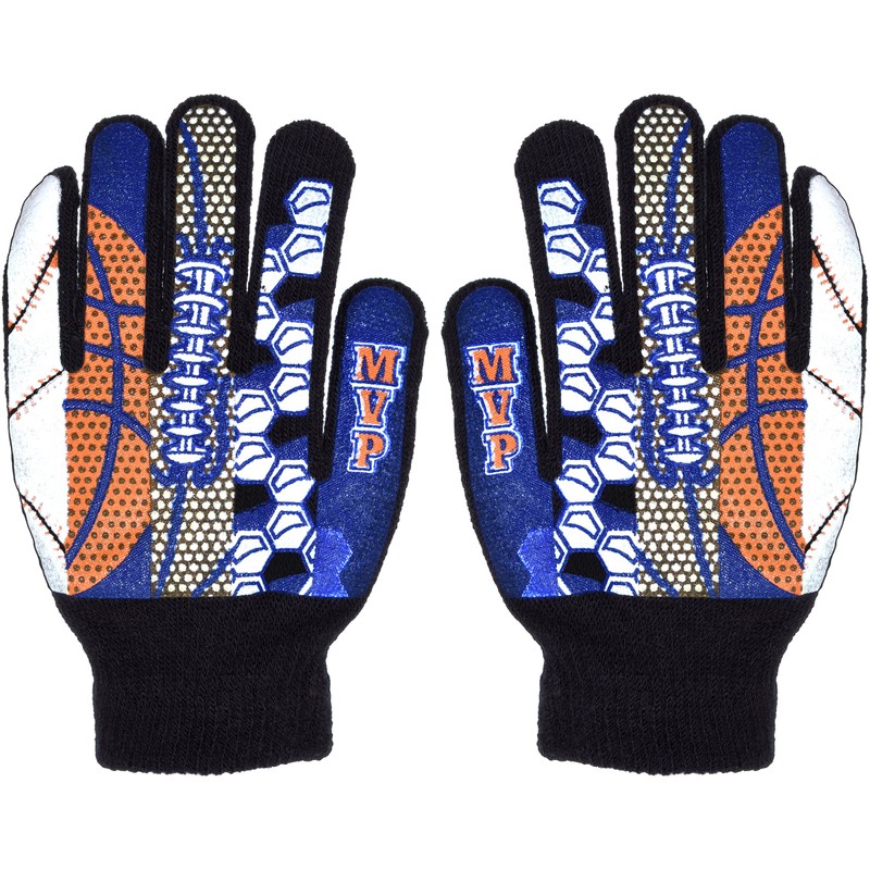 Polar Boys MVP Sports Warm Knit Glove, B6b1567 Black, OSFM