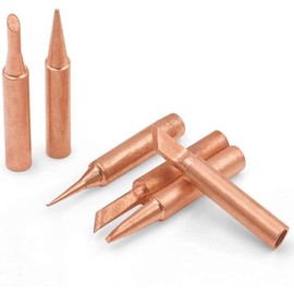 Treki Pack of 12 Copper Soldering Tip Replacement Soldering Iron Tips Set, 900M-T Replacement Soldering Tips, Soldering Tips for Soldering Station, Welding Devices, Accessories, Soldering Tips,