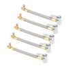 5pcs 10cm Tire Inflator Hose Quick Inflation Air Pump Extension