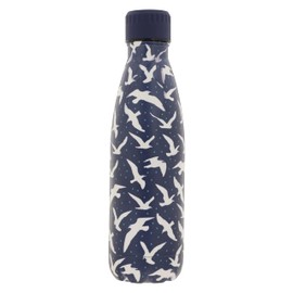 Mountain Warehouse Printed Double Walled Water Bottle - Lightweight Drink Bottle, Insulated - Best for Gym, Hiking, Walking, Running & Camping Blue