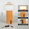 WEILAILUX Shower Lamp Waterproof, Outdoor Cordless Table Lamp Rechargeable, Portable