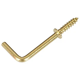 Hillman 3125 Shoulder Hooks Brass, 3/4-Inch, 25-Pack