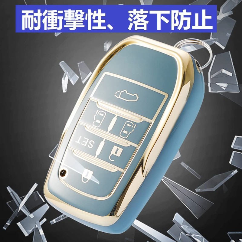 YANMW Alphard 30 Series Key Case Compatible Toyota Alphard Vellfire