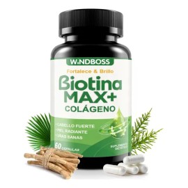 Windboss Biotina  Contribuye Al Mantenimiento Del Cabello,                                                                                            