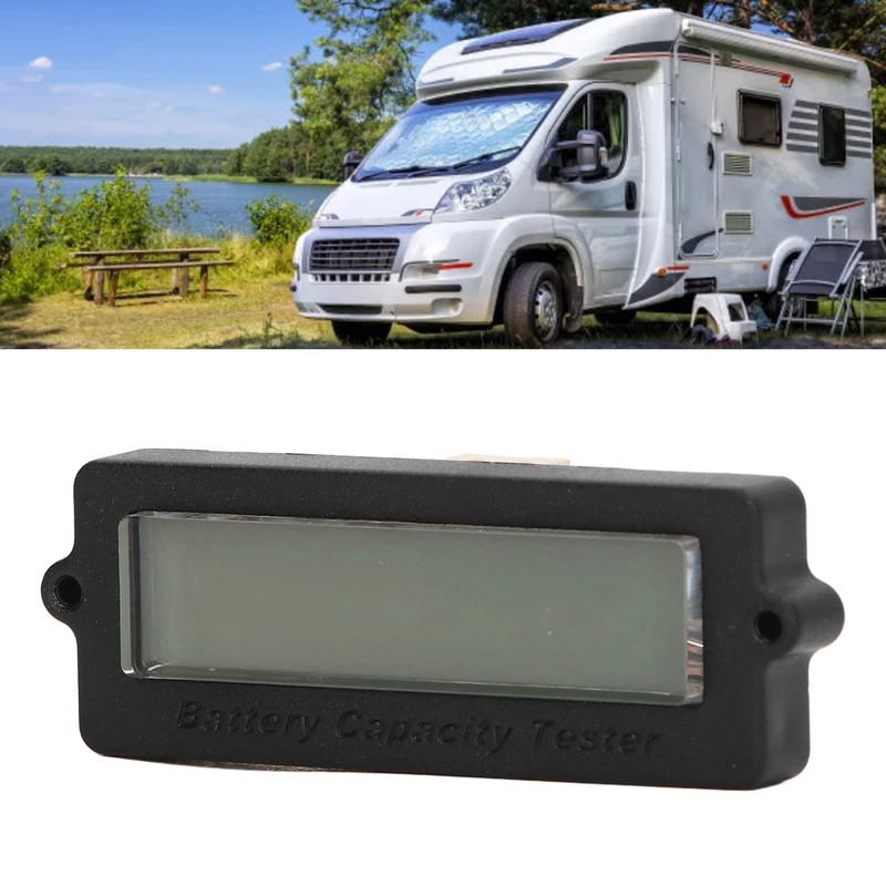 Blue Display Lithium Battery Power Indicator Multifunctional Realtime Monitoring Battery