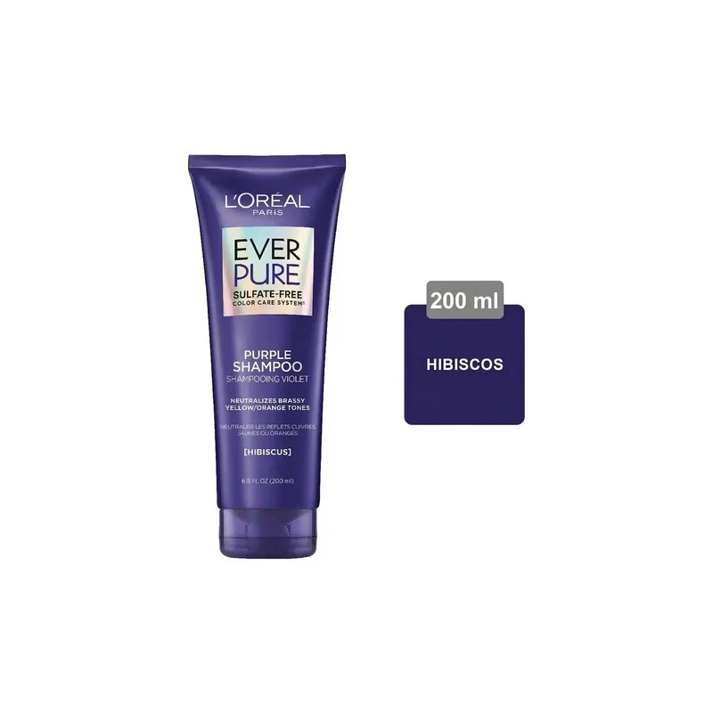 Ever Pure Shampoo Violeta Neutralizador Loreal Matizante