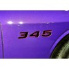 Pair Set 345 Passenger & Driver Side Emblems 3D Badge