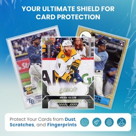 100 Premium Penny Sleeves – Ultra-Clear 2mil Trading Card Protectors for Standard Size Cards – Fits Baseball, Football, Basketball, and TCG – Bulk Pack (100/500/1000 Count)