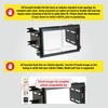 Scosche FD1426B Double DIN Radio Install Dash Kit Compatible with