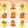 9 Pcs Autumn Thanksgiving Honeycomb Centerpiece Fall Paper Table Decorations